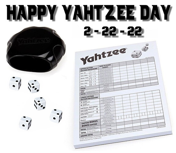 yahtzee Day